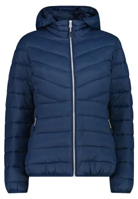 Immagine prodotto di Giacca imbottita CMP da donna, con cappuccio con zip, colore blu, taglia 44