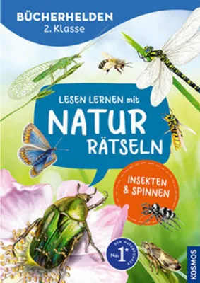 Image de Lesen lernen mit Naturrätseln, Bücherhelden 2. Klasse, Insekten & Spinnen