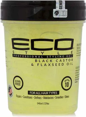 Produktbild von Eco Style Profesional Styling Gel Blackcastor & Flaxseed Oil 946ml