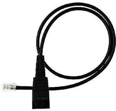 Image de Jabra Kabelunterteil QD auf RJ10, 0,5m, glatt