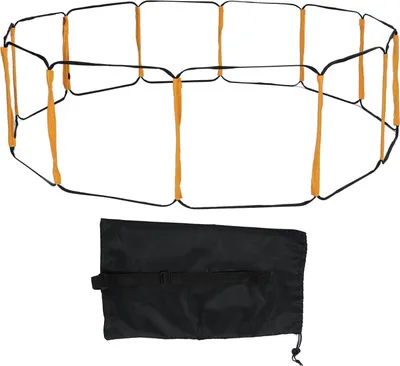 Produktbild von Feste Agility-Leiter mit 12 Sprossen, Geschwindigkeitstraining mit Aufbewahrungstasche für Basketball, Fußball, Fußball, Fitnessfüße