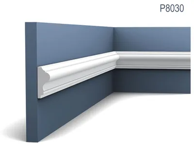 Produktbild von Orac Decor P8030 LUXXUS Wandleiste Friesleiste Stuck Leiste Profil stoßfest 2 m
