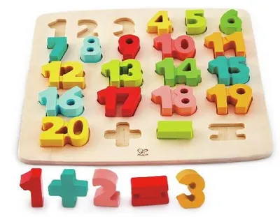 Produktbild von Puzzle mit Zahlen und Rechensymbolen / 24 Teile