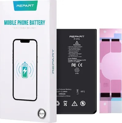 Produktbild von REPART Akku für Apple iPhone 14 Pro 3200mAh ohne BMS Handy Akku Li-Ion Ersatzakku Smartphone Batterie Reparatur