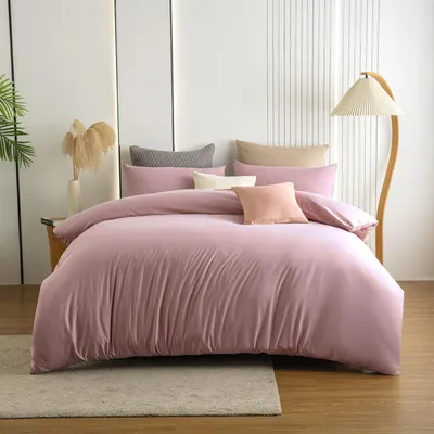 Produktbild von Elzusha - Mikrofaser-Bettbezug-Set, 220 x 240 cm, Rosa
