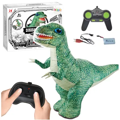 Image de Grand dinosaure gonflable R/C vert 130x190cm