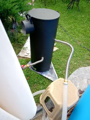 Produktbild von Poolheizung Feuer Heizspirale Pool Holz heißes Poolwasser EDELSTAHL Spirale - 20m