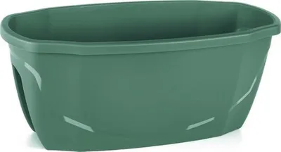 Produktbild von Balkonbloembak Emerald antraciet 15,5L anpassbar 58x30x24 cm mit Drainage für gesunde Pflanzenpflege