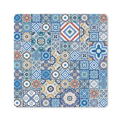 Produktbild von MuchoWow® Mauspad Mousepad Muster - Blau - Formen 30x30 cm - Mousepads - Maus Mat - Pad - Mausunterlage - Gaming