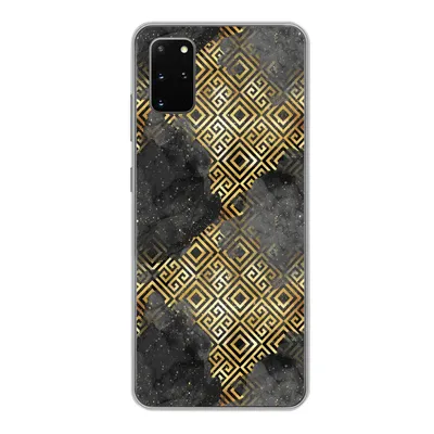 Produktbild von MuchoWow® Handyhülle Schutzhülle Hülle für Samsung Galaxy S20 Plus Gold - Marmor - Muster Silikon Softcase Handy Hülle - Hartschale