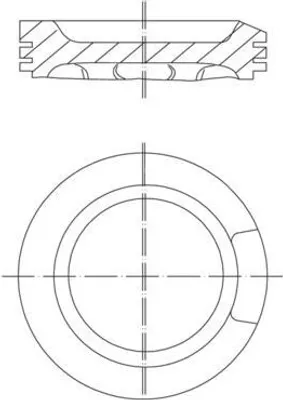 Obrázok produktu pre MAHLE 033 04 02 – piesty pre vozidlá VW Golf IV (hatchback, 1J1), Golf IV Variant (1J5), AUDI A3 (hatchback, 8L1), A4 (sedan, 8D2, B5), A4 Avant (8D5, B5)