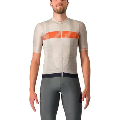 Produktbild von CASTELLI Kurzarm Fahrradtrikot - Elfenbein L