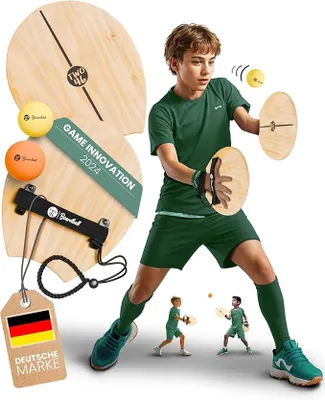 Imagen del producto de Boardball: El juego de mesa tradicional quedó en el pasado. Juego para exteriores de madera, a partir de 4 años