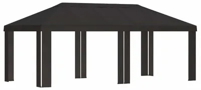 Productafbeelding van Paviljoenhoes 6 x 3 m Antracietkleurig Polyester 190 gsm