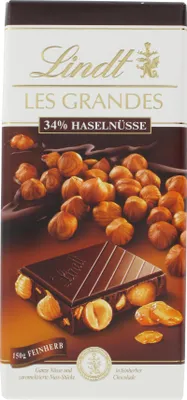 Produktbild von Lindt Tafel LesGrandes Haselnuss Feinherb 150g