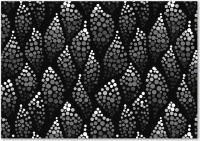 Produktbild von Tulup® Leinwandbild - 100x70 cm - Wandkunst - Drucke auf Leinwand - Leinwanddruck  - Sonstige - Schwarzweiß - Schwarz-weiße Punkte