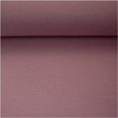 Bündchenstoff Schlauchware 50(100)cm extrabreit Meterware ab 25cm Jersey Oeko-Tex mauve