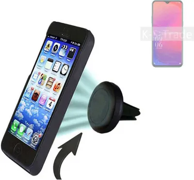 Produktbild von K-S-Trade Kompatibel mit Doogee X95 Pro Auto Handy Halterung KFZ Halter Lüftungsgitterhalterung Air Vent mount Smartphone Halter