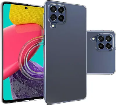 Produktbild von Hülle für Samsung Galaxy M53 5G Handyhülle Silikon Cover Case Bumper klar