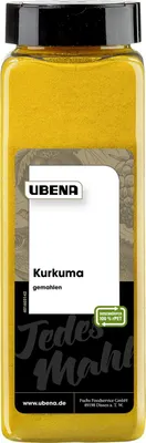 Obrázek produktu pro Ubena kurkuma mletá teplá a lehce nahořklá 600g