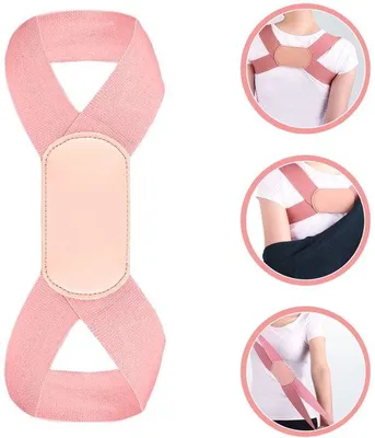 Produktbild von Rosa Hüftstütze für den Rücken, leicht und bequem (Größe L)