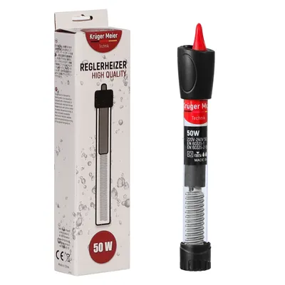 Obrázek produktu pro Kruger Meier Reglerheizer 50W - topné těleso s termostatem do akvária