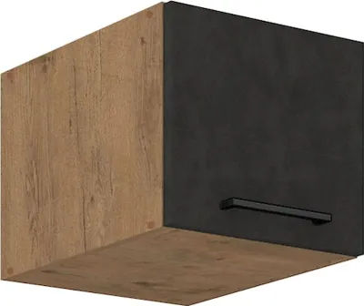Produktbild von Vigo Aufsatzschrank Hochschrank 40 cm Eiche Lancelot Matera Grau Küchenzeile