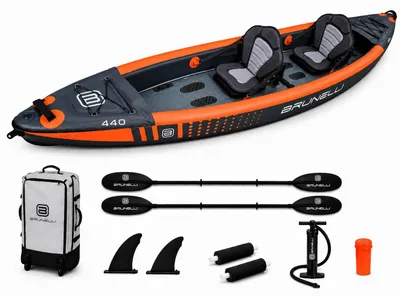 Produktbild von BRUNELLI 440 RAPTOR 2 Personen Kajak Drop Stitch inflatable Tourenkajak Kanau