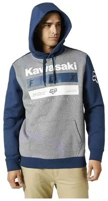 Produktbild von FOX Kawi Stripes Hoodie, blau, L