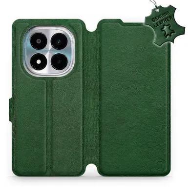 Produktbild von Echtleder Handyhülle für Xiaomi POCO M8 Pro 5G, Mobiwear Leather, Grün