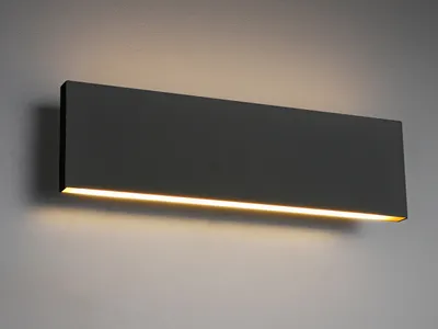 Produktbild von TRIO Wandleuchte Up+Down CONCHA anthraz. 2x6W 2x600lm 3000K Switch-Dim B280mm
