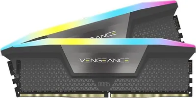 Immagine prodotto di Memoria RAM - CORSAIR - CMH32GX5M2B6400Z36 - VENGEANCE RGB - DDR5 - 32Go 2x16Go DIMM - 6400MT/s - CL 36 - 1,35V