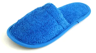 Produktbild von Julie Julsen® Pantoletten aus Baumwolle-Frottier Royalblau,JJ 38/42