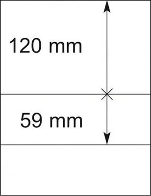 Produktbild von Lindner 802206P T-Blanko-Blätter - 10er-Packung