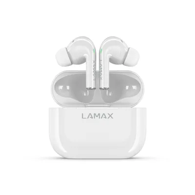 Image de LAMAX In-Ear Clips1 white BT 5.3 Akku 35 Std. retail