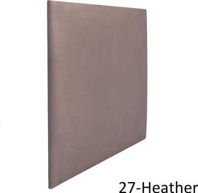 Produktbild von Polsterpaneel Wandkissen Wandpolster Bettkopfteil Wandpaneel Schlafzimmer | 60 x 30 cm | Heather