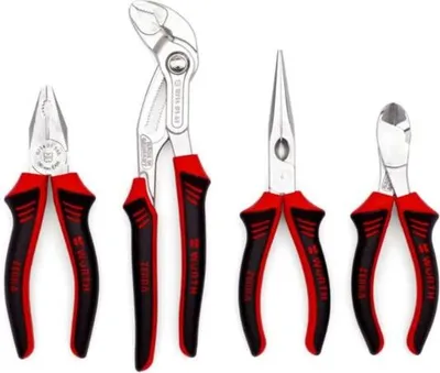 Produktbild von Würth Zangen Sortiment/Set ZANG-SORT-4TLG 071401 565961    1