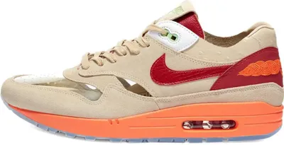 Produktbild von Nike - Uni - Air Max 1 Clot Sneakers - Beige/Bunt/Rot - Gr. 44.5
