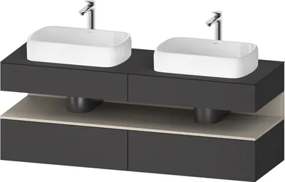 Produktbild von DURAVIT QA4779083490010 QAT KWTU WH Ek. 1600x550x600 Gt Mt.