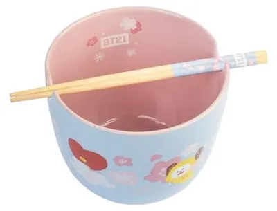 Immagine prodotto di BT21 Ramen Bowl Ciotola con bacchette