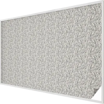 Obrázok produktu pre Vitrážová fólia na okno - 146x200 cm - vitrážový vzor - nepriehľadná dekoratívna fólia na ochranu súkromia - samolepiaca, UV ochrana - listy kvety