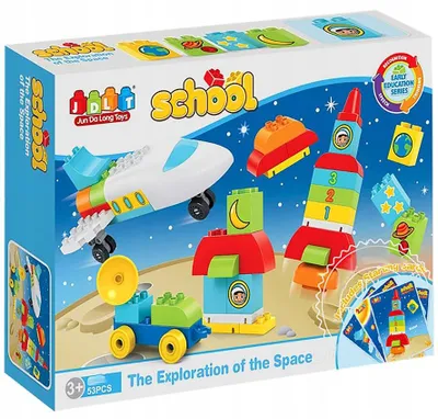 Produktbild von Baustein-Set Flugzeug 3335 – Kreativ und Lehrreich für Kinder