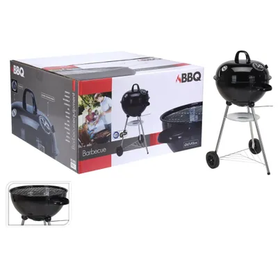 Produktbild von ProGarden BBQ Grill Kugelform Schwarz