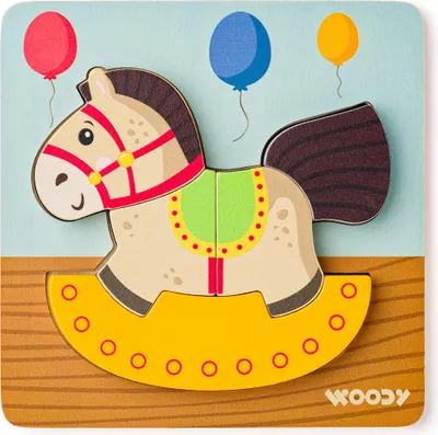 Image de Puzzle Baby - cheval à bascule