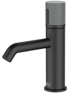 Image de Manopola mitigeur lavabo bas noir béton Essebagno