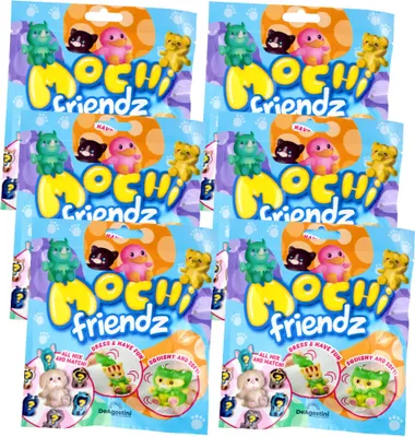 Produktbild von DeAgostini Mochi Friendz Sammelfiguren mit Wendekostüm Figur - 6 Tüten