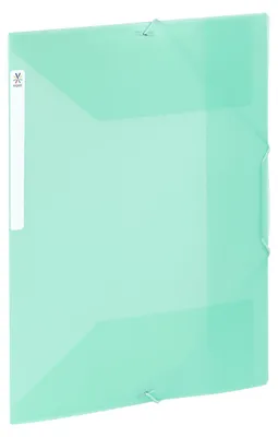Imagen del producto de Viquel - Archivador de plástico de gran capacidad con 3 compartimentos - Carpeta de archivos A4 con etiqueta para identificación