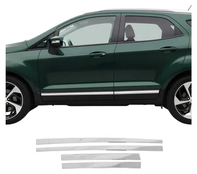 Image de Garniture Baguette de porte latérale pour Ford Ecosport 2012-2021 inox 4Pcs, Image générée par une IA