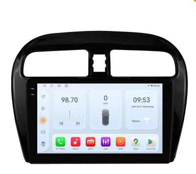 Zdjęcie produktu dla Android 14, radio samochodowe - system multimedialny do samochodu - Android Auto - radio z ekranem dotykowym - podwójne gniazdo DIN - ekran 9 cali