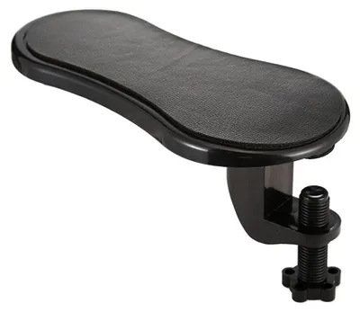 Produktbild von Verstellbarer, ergonomischer Armstützhalter für die Nutzung am Computer – Schwarz